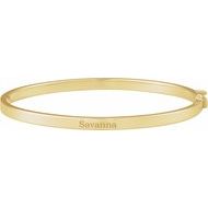 Hinged Bangle Bracelet