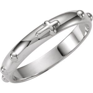 3.2 mm Rosary Ring Size 12
