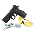 MCP .177 Caliber BB Gun Air Pistol Kit - Includes BBS, CO2, Glasses