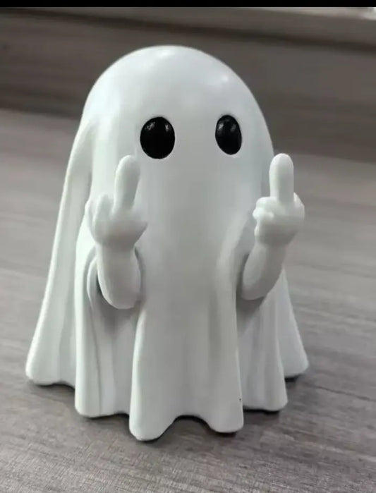 fantasma mostrando dedo