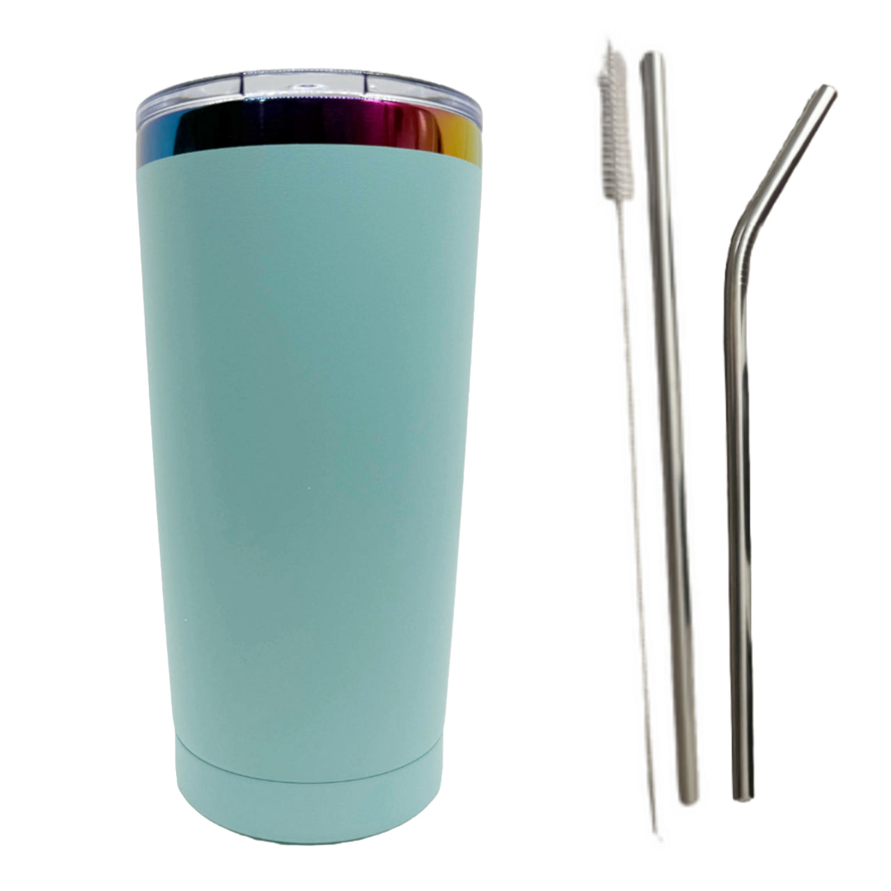 Customizable Rainbow Plated 20oz Tumbler