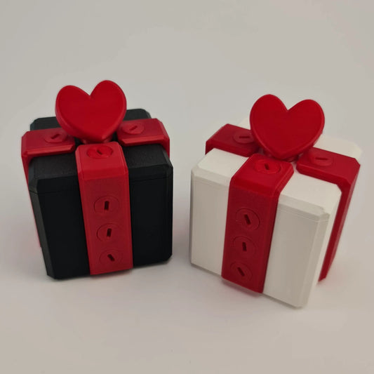 Gift Box With Hearth Locked with 16 Screws