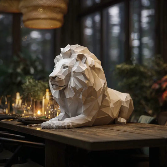 Polygonal Lion 01