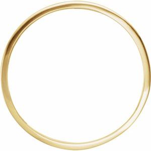 14K Yellow Gold Pierced Roman Numeral Date Ring