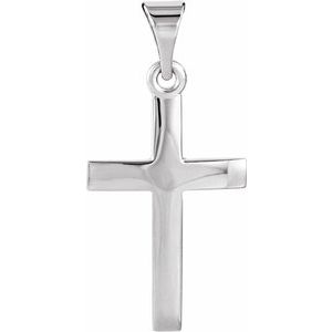Platinum Cross Pendant