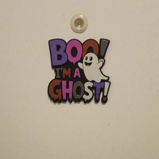 Boo! I'm a Ghost – Lustige Halloween Türdeko