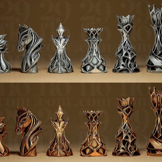 Stylized Chess Set