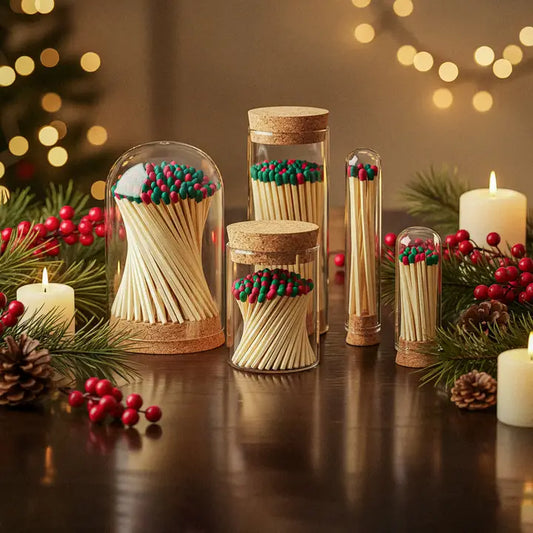 Custom Color 2" Matches with Mini Cloche and Striker Set