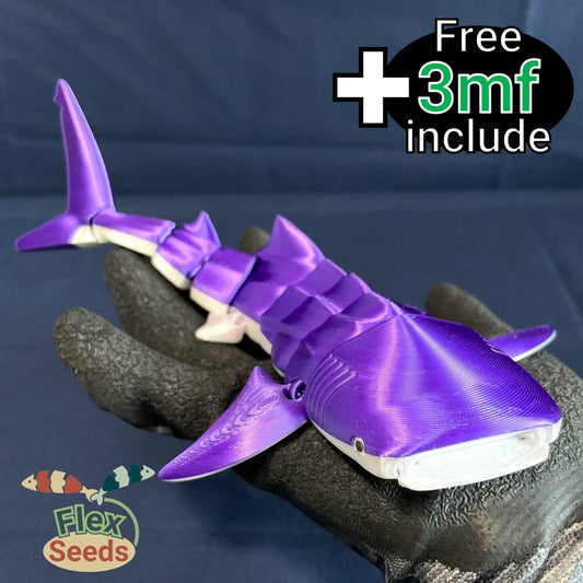 Flexi Whale Shark (Print-in-place)