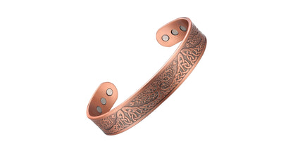 Pure Copper Magnetic Life Tree Cuff Bracelet
