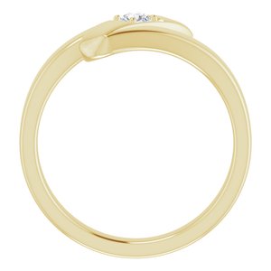 14K Yellow Gold 1-Stone Family Ring Mounting