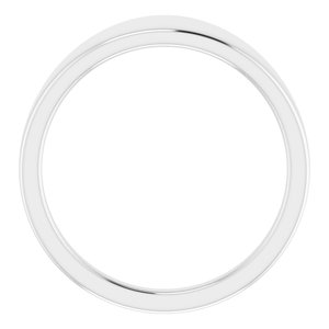14K White Gold Geometric Signet Ring