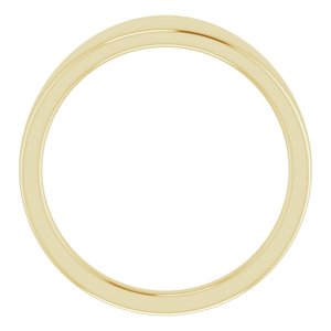 14K Yellow Gold Geometric Signet Ring