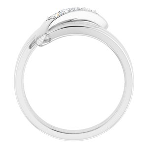 10K X1 White Gold 4-Stone Family Ring Mounting