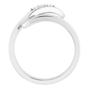 18K X1 White Gold 3-Stone Family Ring Mounting