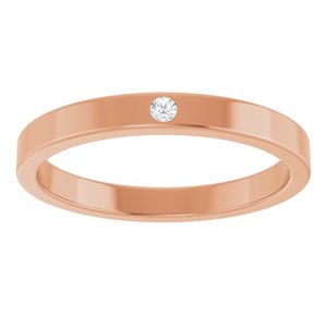 18K Rose Gold Family Ring Mounting