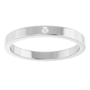 18K White Gold Family Ring Mounting