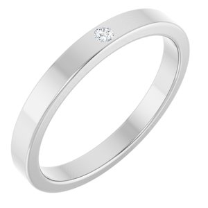 10K X1 White Gold Family Ring Mounting