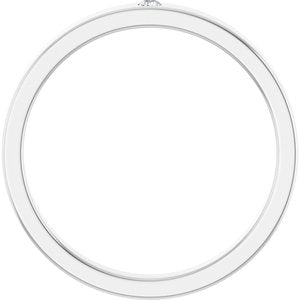 18K White Gold Family Ring Mounting
