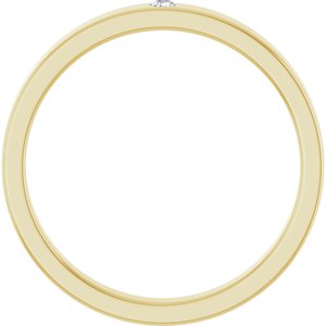 18K Yellow Gold Family Ring Mounting