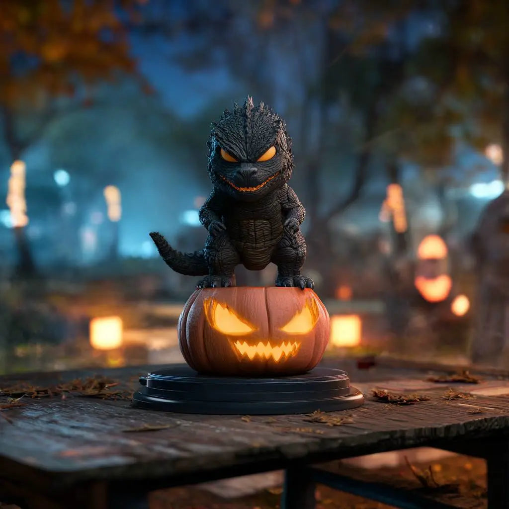 Godzilla Halloween version (LED light)