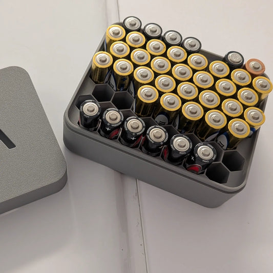 AA battery box, 52 pcs