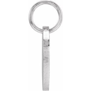 Sterling Silver Be Posh�� Engravable Disc Pendant