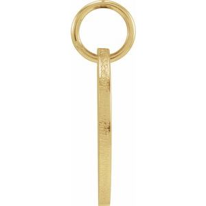 18K Yellow Gold Vermeil Be Posh�� Engravable Disc Pendant
