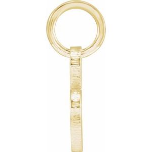 18K Yellow Gold Vermeil Be Posh�� Engravable Heart Pendant