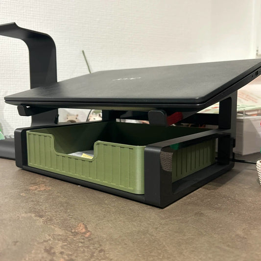 Double laptop stand