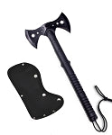 Black Tactical Axe Double Blade Head Tomahawk Hatchet Throwing Knife Blade