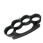 Self Defense Black Metal Buckle Knuckles, Paperweight