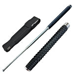 26 Inch Self Defense EXTENDABLE Silver Finish Walking Steel Stick Baton
