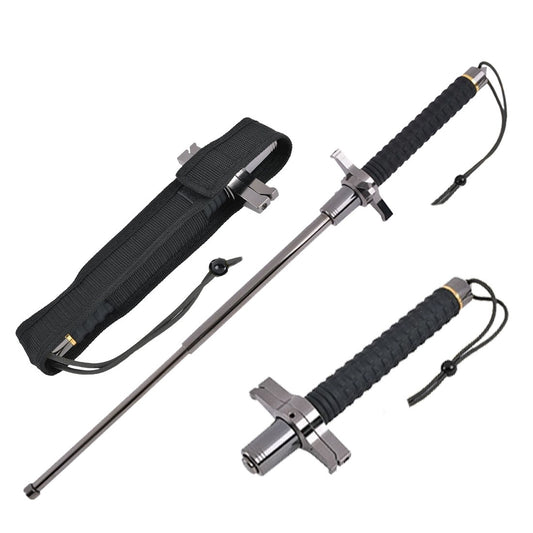 21 Inch Telescopic Extendable Baton with Cross Hand Guard