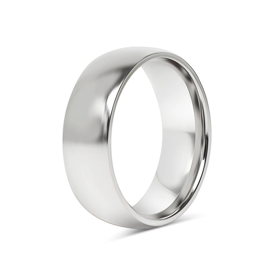 Highly Polished Stainless Steel Blank Ring 7mm - 11mm / CFR3029
