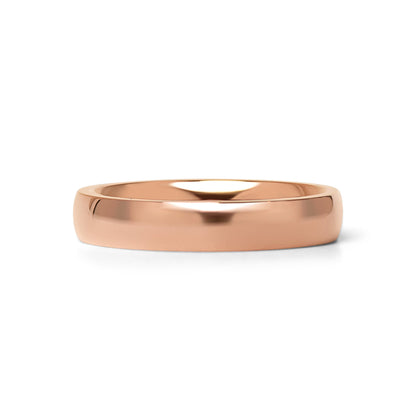Chocolate Rounded Stainless Steel Blank Ring / CFR7007
