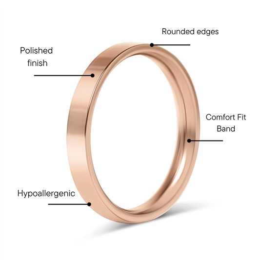 Stainless Steel Coffee Flat Edge Ring / CFR7026