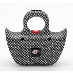 Mini Jogger Carbon Fiber Print Sting Ring Self Defense Rechargeable Stun Gun