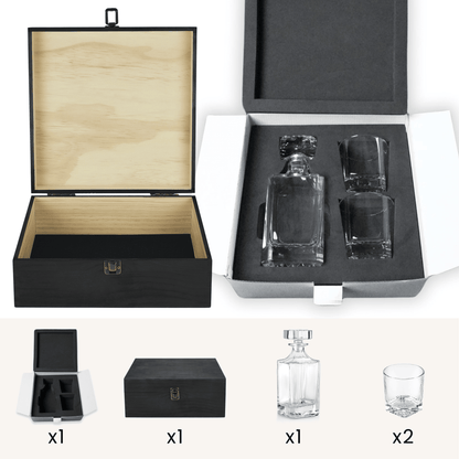 Beverage Glass Decanter Set