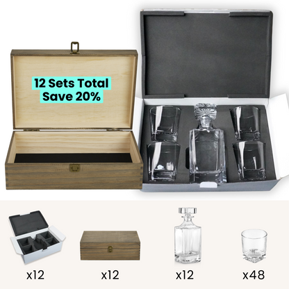 Beverage Glass Decanter Set