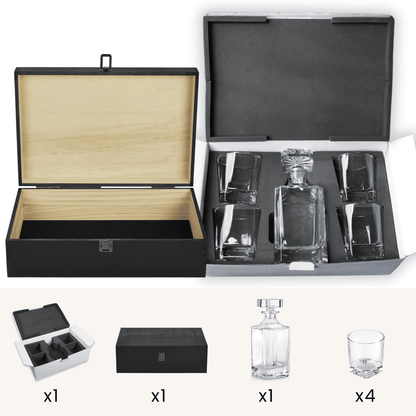 Beverage Glass Decanter Set