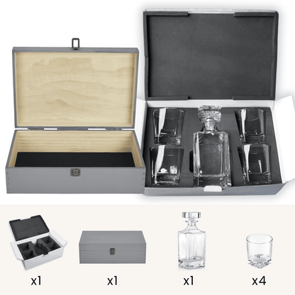 Beverage Glass Decanter Set