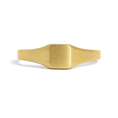 Customizable Blank Engravable Square Signet Ring