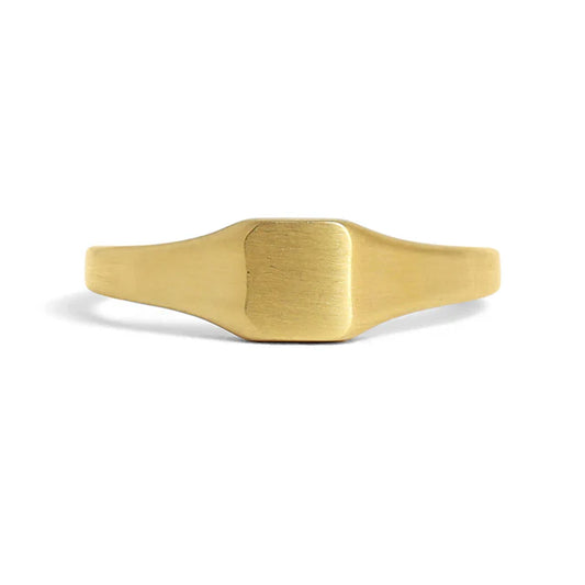 Customizable Blank Engravable Square Signet Ring