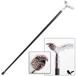 36" Copper Eagle Head Handle Gentlemen Walking Cane Stick