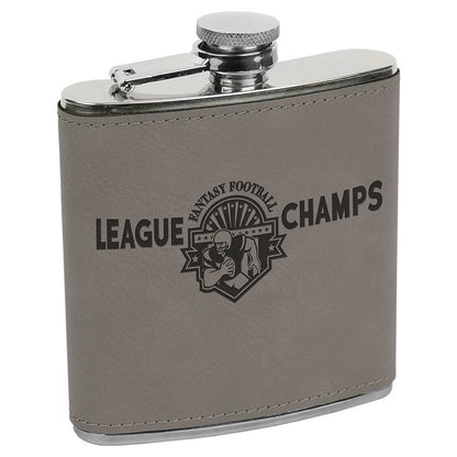 Customized Leatherette Stainless Steel Flask