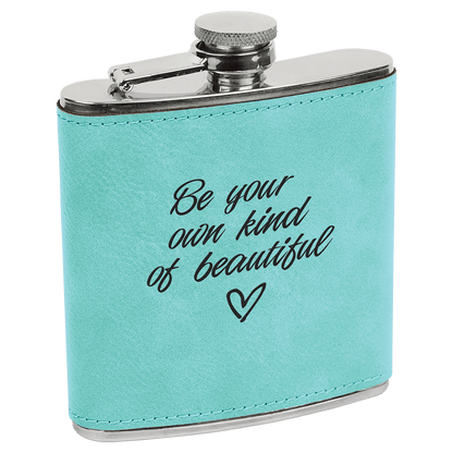 Customized Leatherette Stainless Steel Flask