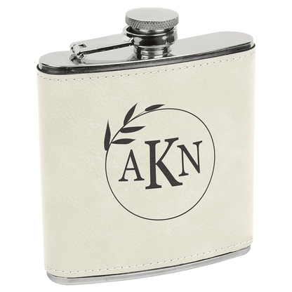 Customized Leatherette Stainless Steel Flask