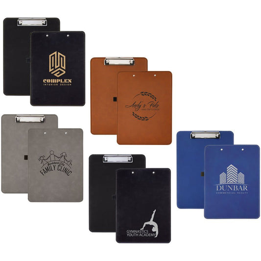 Custom Engravable Leatherette Clipboard