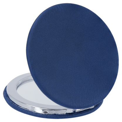 Personalizable Leatherette Compact Mirror